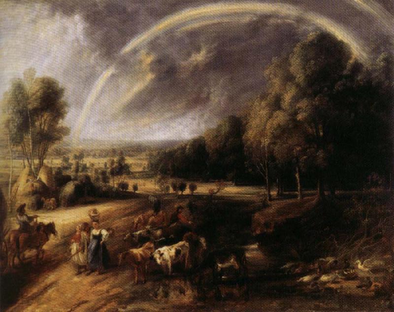 Peter Paul Rubens Landscape with Rainbow Sweden oil painting art